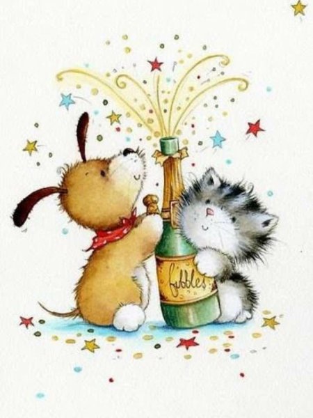 Самые милые открытки с днем рождения