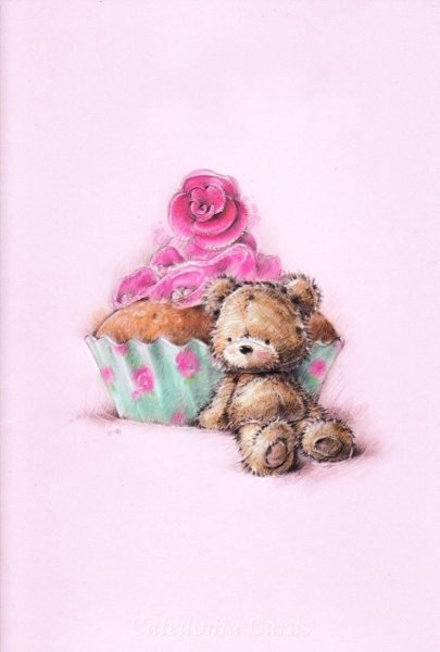 Милая открытка с днем рождения