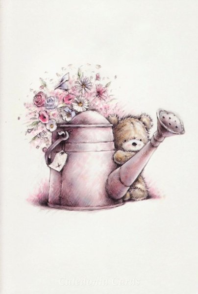 Милая открытка с днем рождения