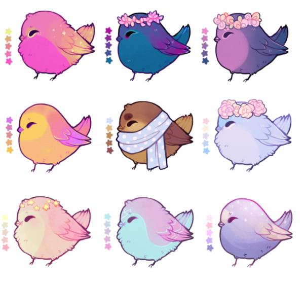 Аниме птичка