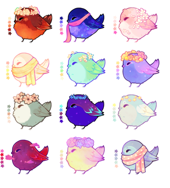 Милые птички рисунки