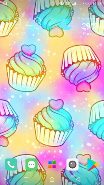 Фон с кексиками