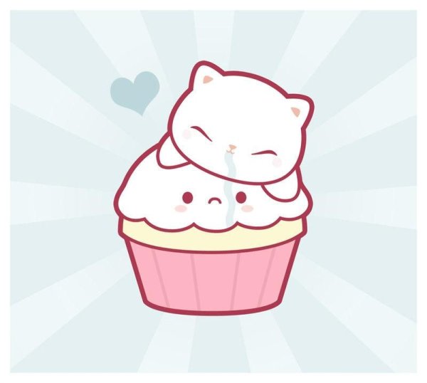 Милые пироженки для срисовки