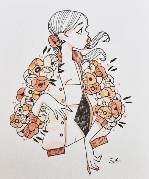 Стили рисования маркерами