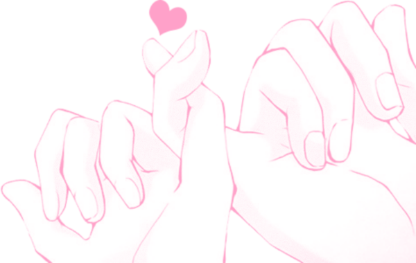 Аниме сердце руками