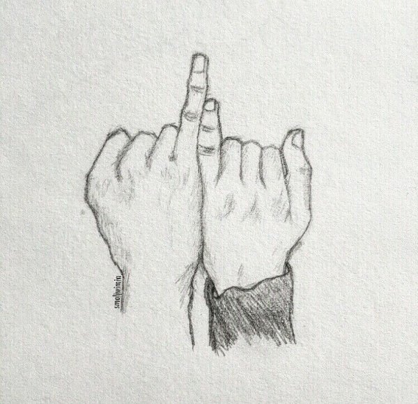 Рисунки для срисовки лёгкие руки