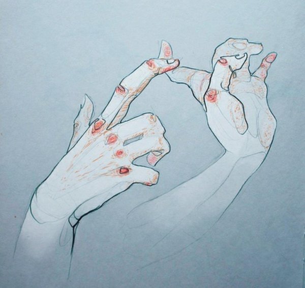 Красивые руки арт