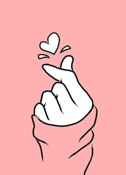 Сердечко из пальцев рук