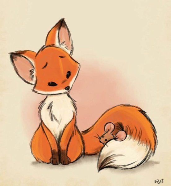 Милый Лисёнок арт