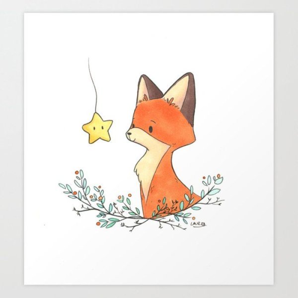 Милые рисуночки Лисенок