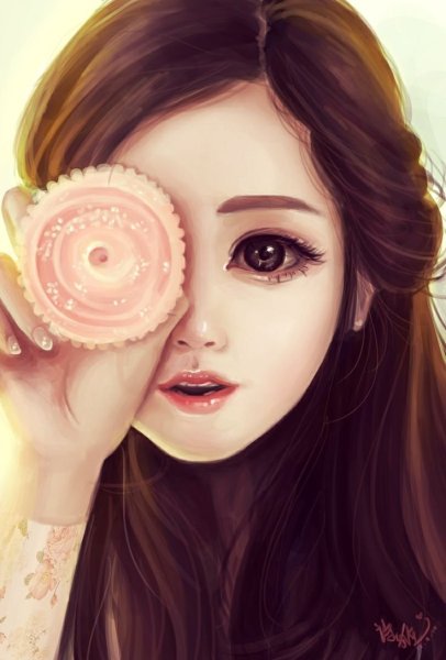 Красивые мультяшные девочки