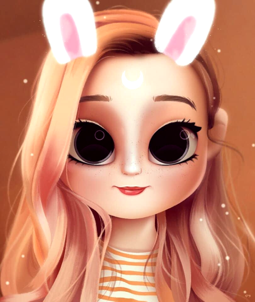 Мультяшные девочки с большими глазами