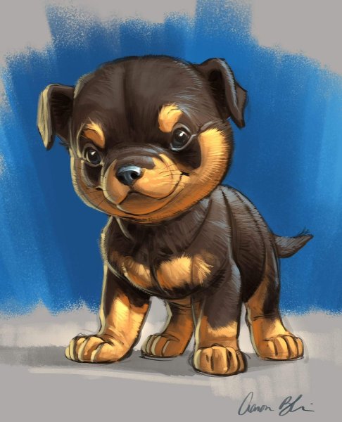 Мультяшные щенки