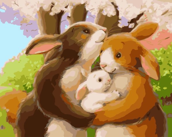 Картины по номерам счастливая семья