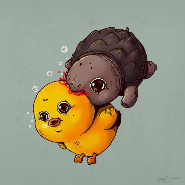 Милый маленький кролик арт