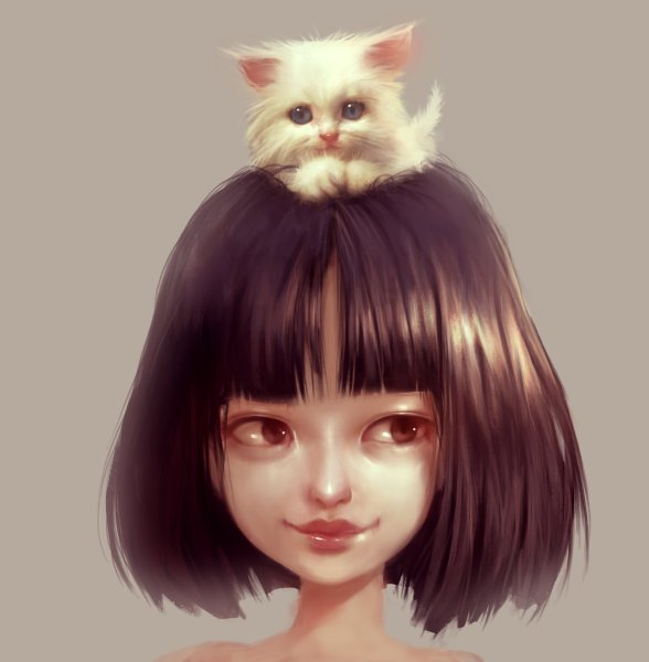 Мультяшная девочка с Корэ