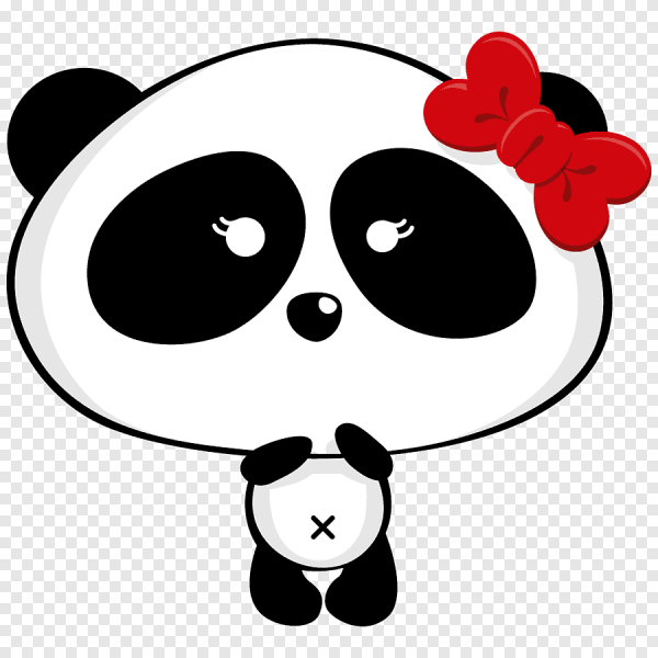 Панда рисунок