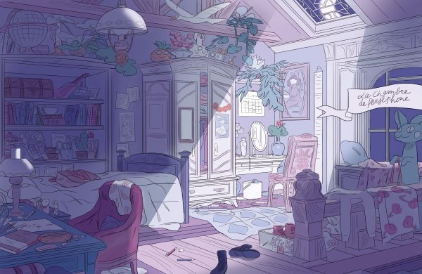 Комната аниме арт