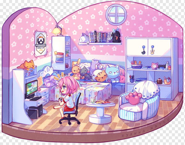 Кавайная комната аниме