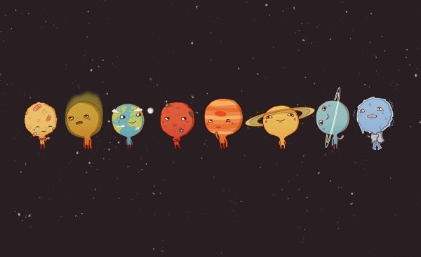 Планеты Минимализм