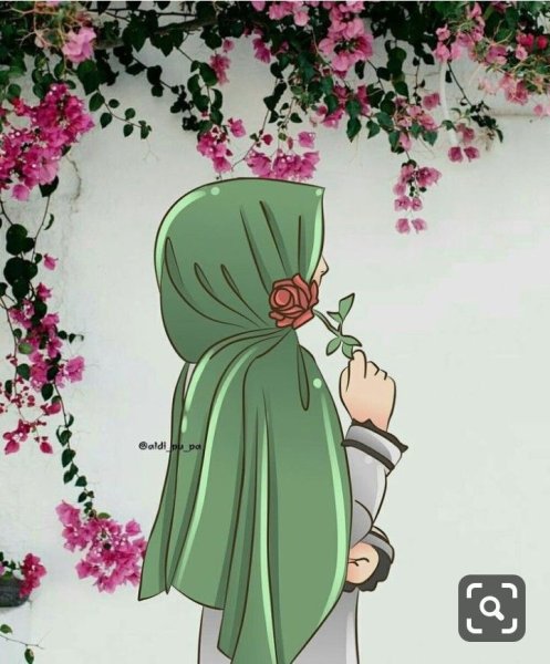 Аниме девочка в хиджабе