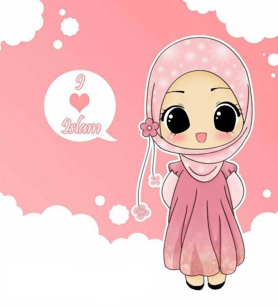 Муслим хиджаб аниме