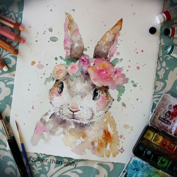 Классные рисунки акварелью