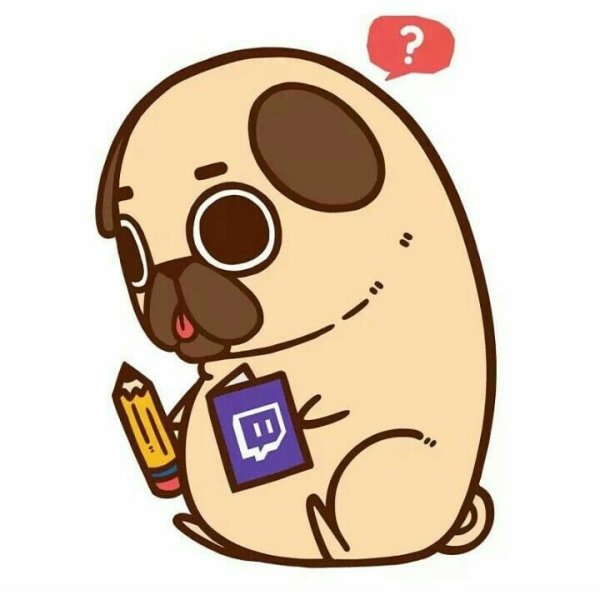 Puglie Мопс Стикеры
