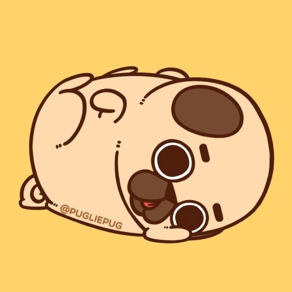 Puglie Мопс Стикеры