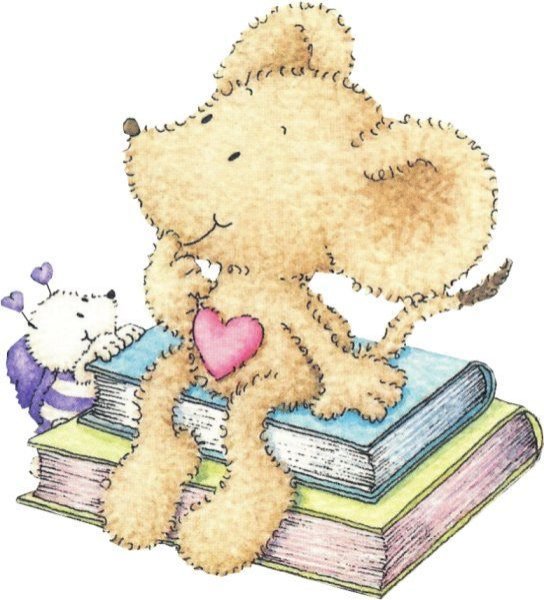 Дети с книжками на прозрачном фоне