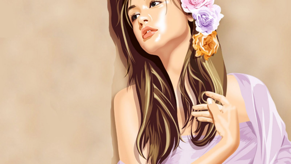 Рисунки девушек