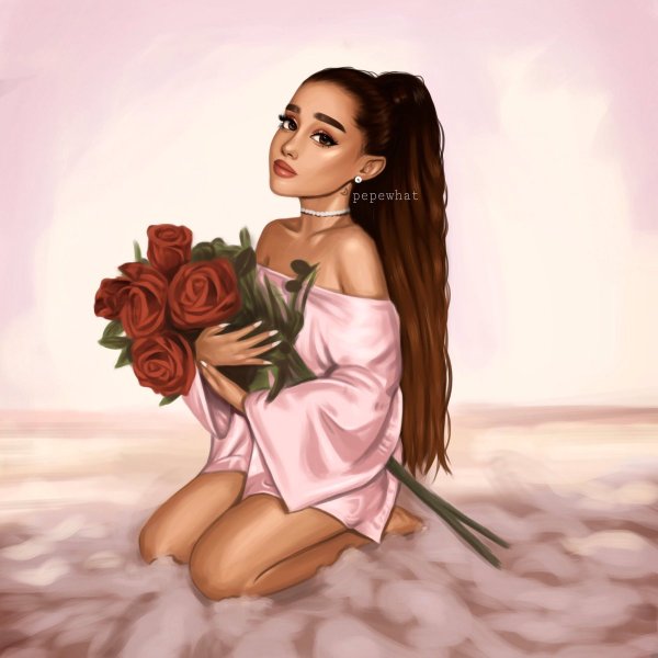 Ариана Гранде арт в полный рост