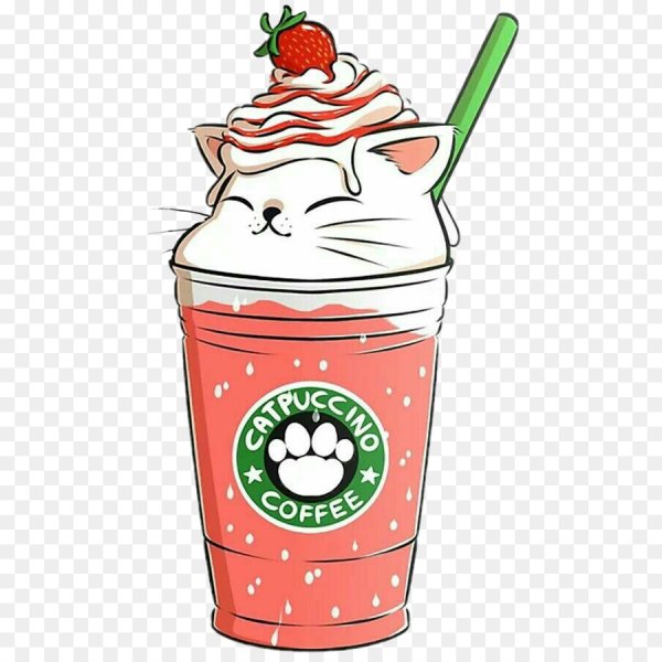 Кавайный Старбакс кофе