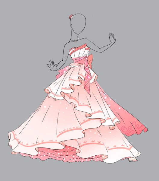 Разные стили рисования одежды