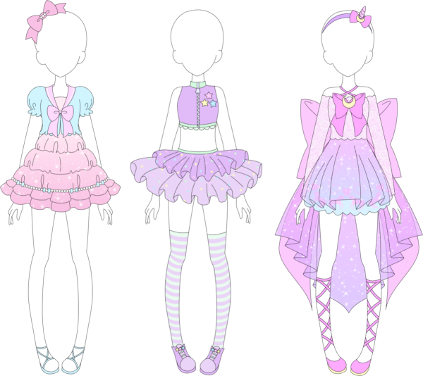 Платье в стиле аниме на выпускной