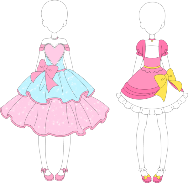 Милое платье для рисования