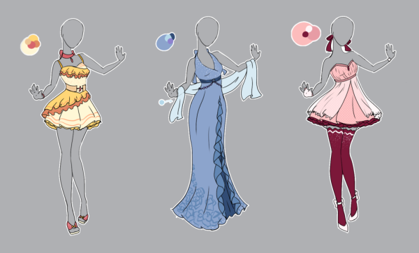 Туториалы платьев