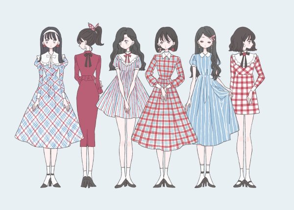 Аниме узор кружева на рукавах платья туториал