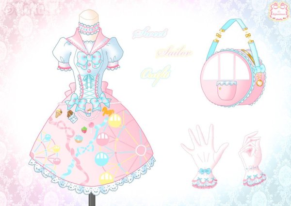 Нарисованные юбки для персонажа