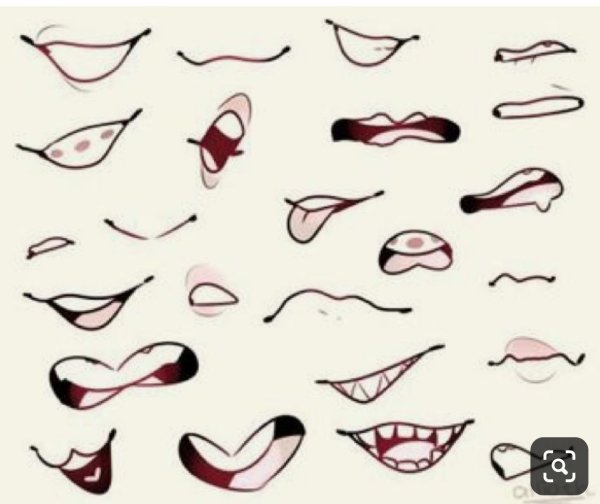 Рот для рисования