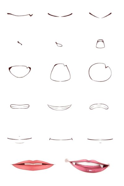 Рот для рисования