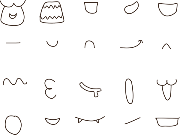 Рот для рисования гача