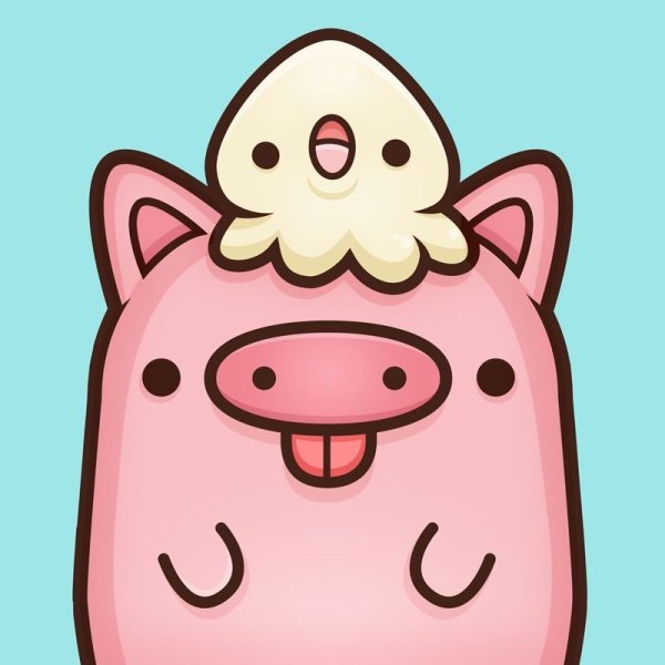 Свинья кавайная