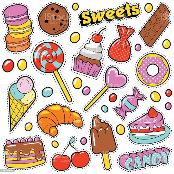 Стикеры конфеты
