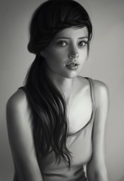 Милая девушка портрет