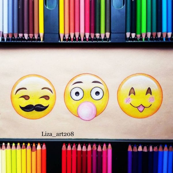 Идеи для рисования смайлы