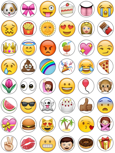 Стикер "смайлы"