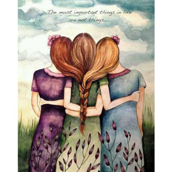 Девочки подружки картины