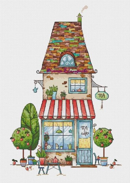 Милый домик рисунок