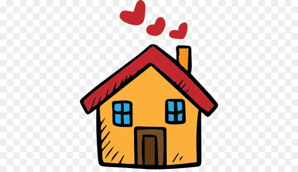 Стикер домик